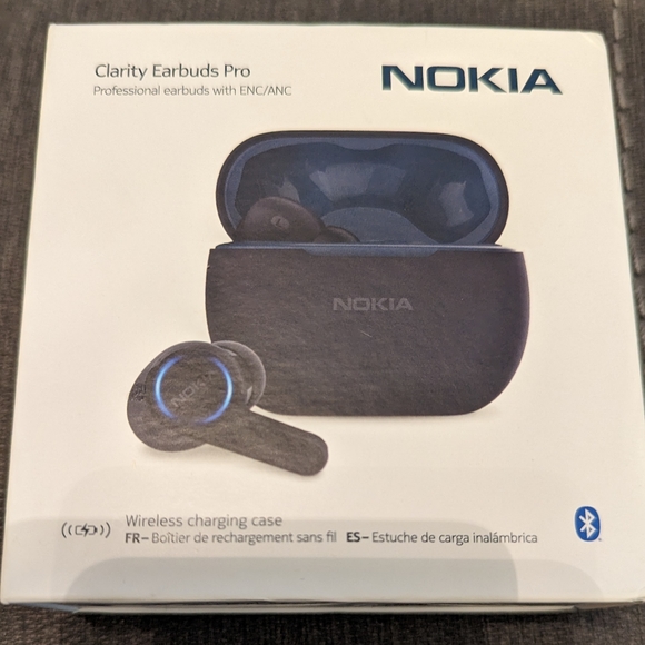Nokia Clarity Earbuds Pro NWT Wireless Charging Case Bluetooth ENC/AMC Gaming 🎧 - Picture 2 of 6